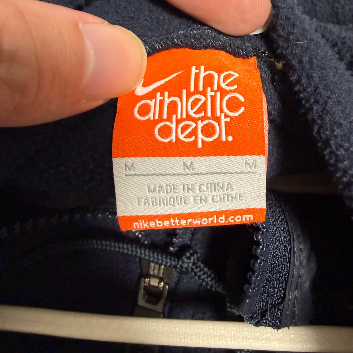 나이키 후드집업 후리스 네이비 M 상품이미지4