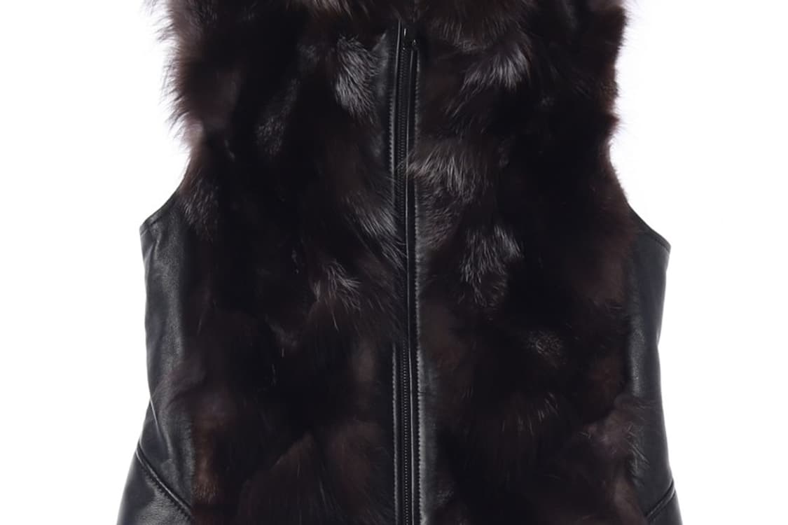 폭스퍼 양가죽 베스트 상품이미지5