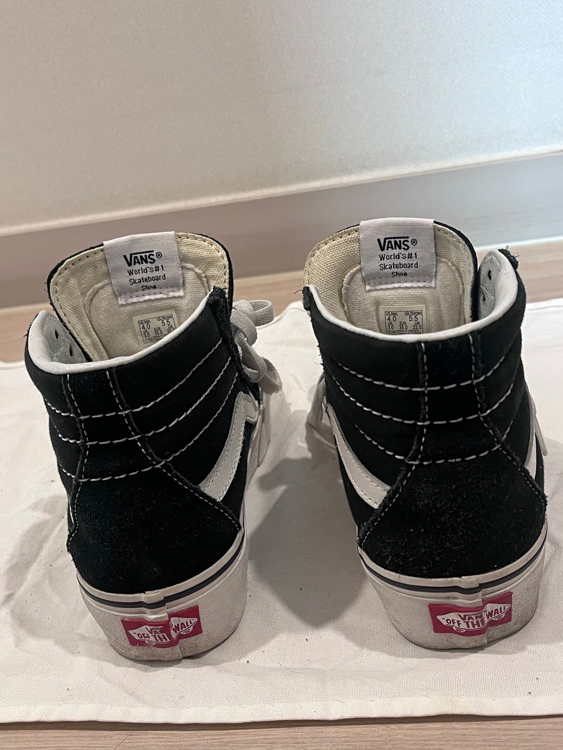 Vans 반스 스케이트 하이 플랫폼 220 35사이즈 상품이미지4