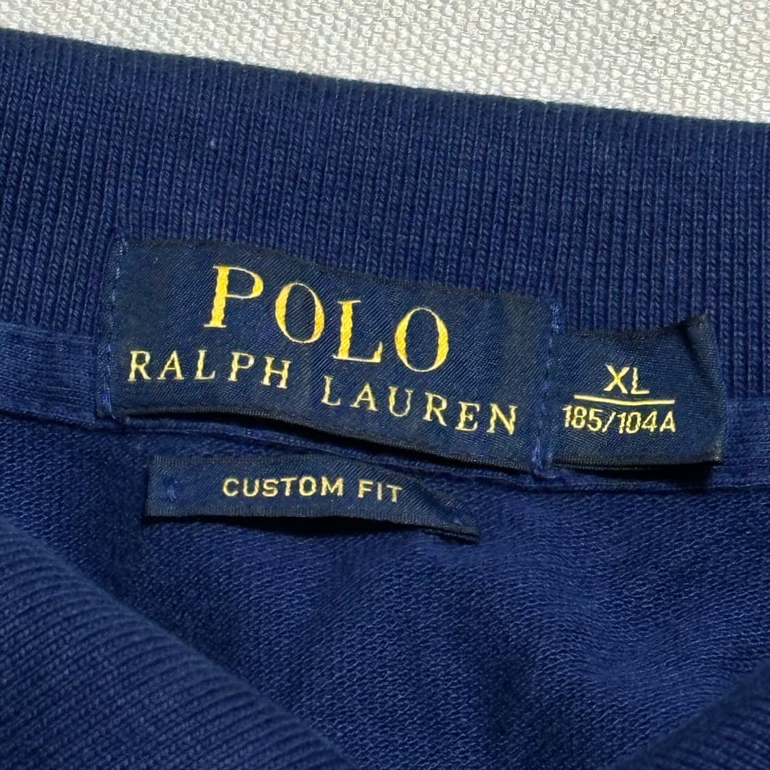 XL 폴로랄프로렌 빅포니 블루 카라 반팔 티셔츠 상품이미지4