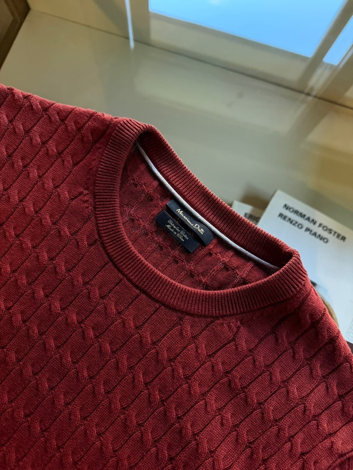 마시모두티 케이블 니트 100 상품이미지7