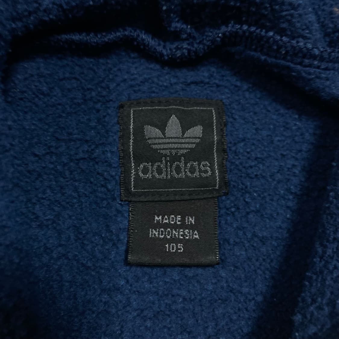 아디다스 오리지날 빅로고 네이비 후드티 상품이미지3