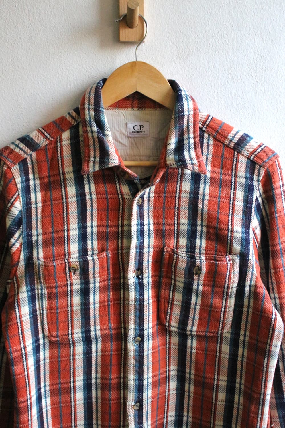 90s 씨피컴퍼니 헤비 코튼 셔츠 상품이미지4