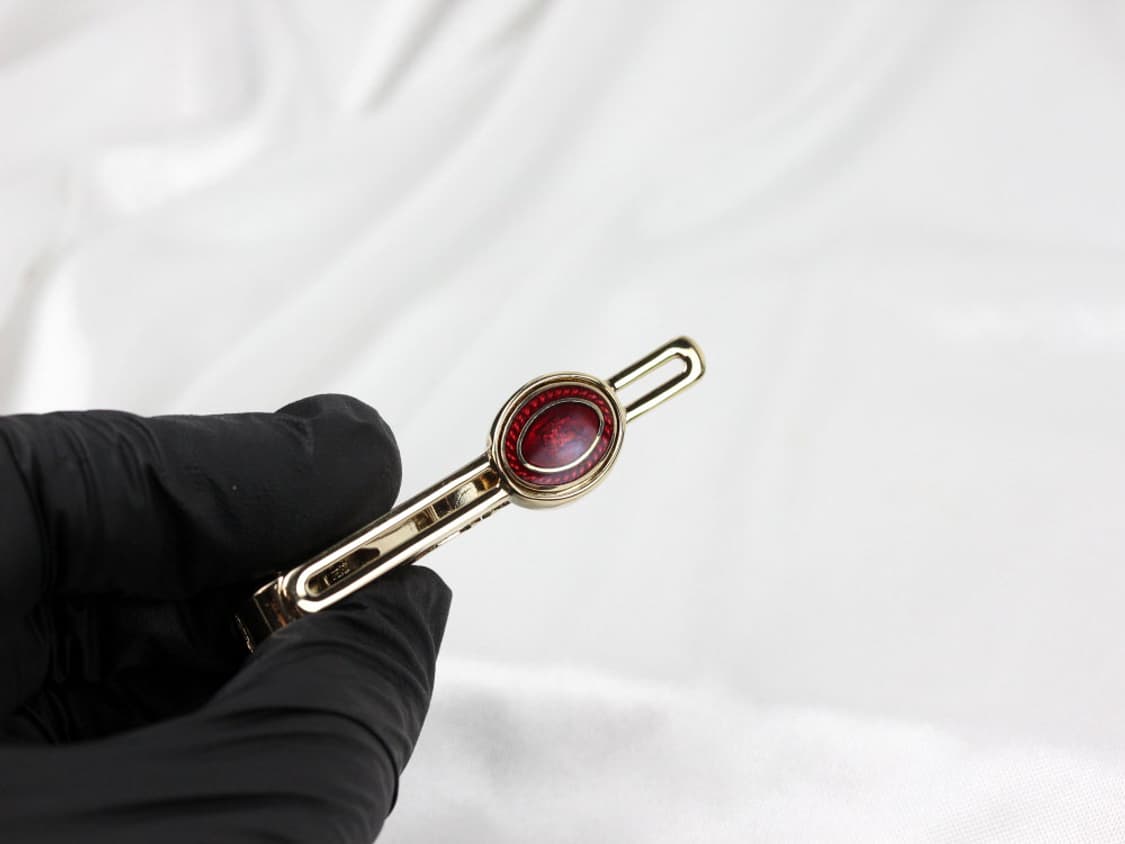 버버리 A등급 5.7cm 남자 명품 넥타이핀 빈티지 상품이미지5
