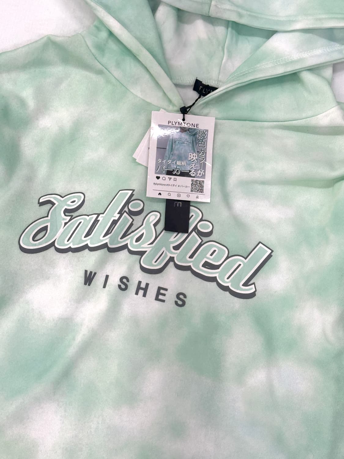 민트맛 나염 타이다이 후드티셔츠 재팬 빈티지 러블리 오네갸루 상품이미지4