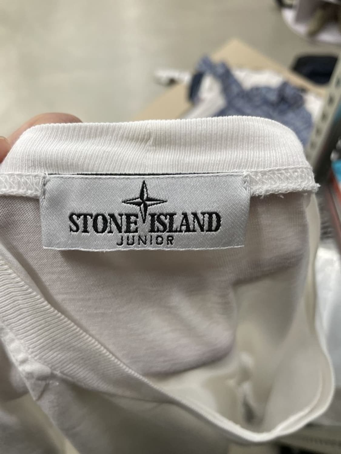 스톤아일랜드 주니어 로고 패치 포켓 티셔츠 상품이미지4