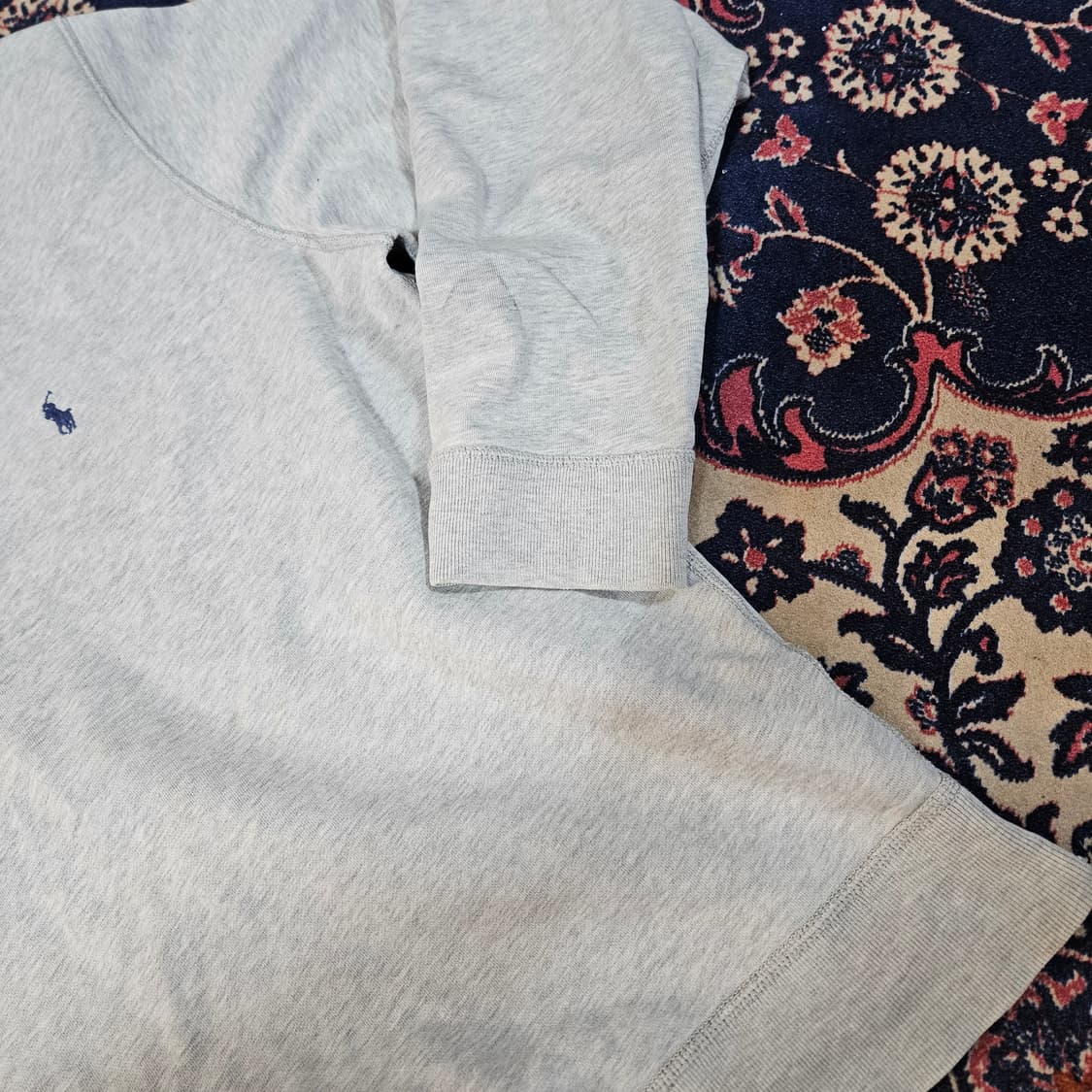 폴로랄프로렌 멜란지 그레이 맨투맨 Lsize 상품이미지3