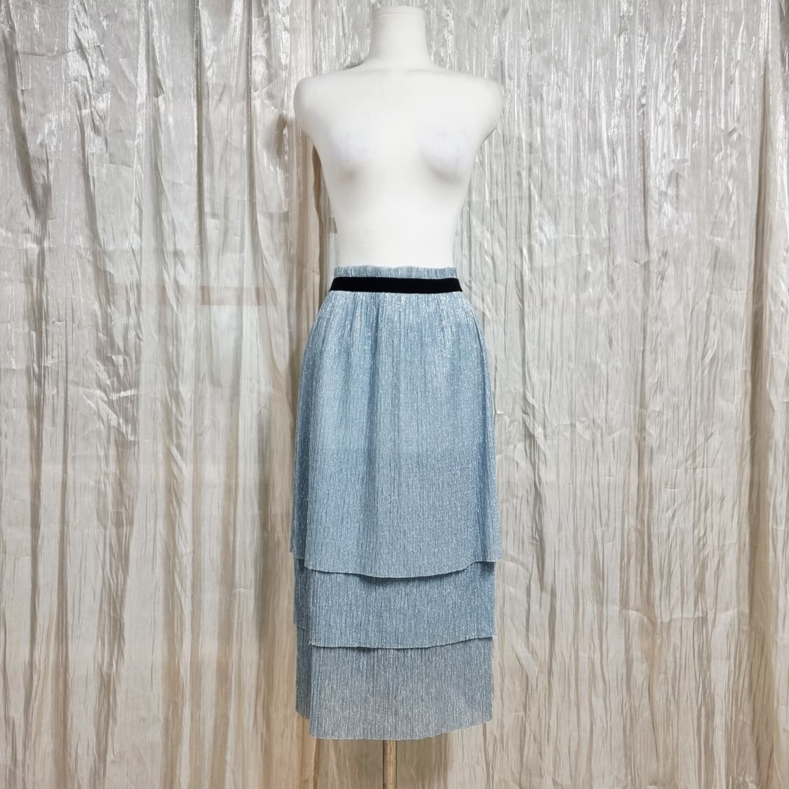 maje 마쥬 캉캉 글리터 스커트 치마 (표기36) 실착5회 미만 상품이미지1