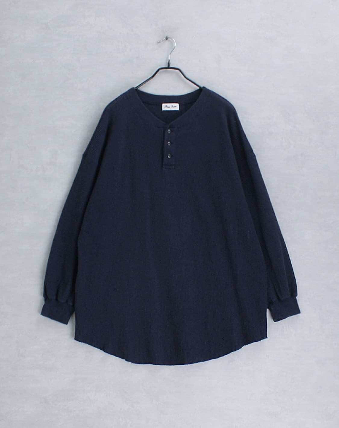henly neck waffle L/S _S4362 상품이미지1