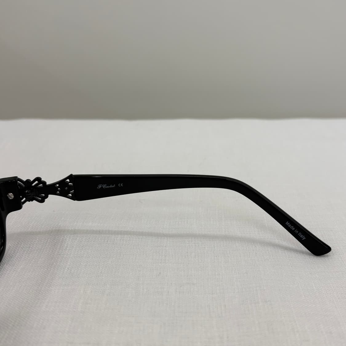 F Castet 블랙 큐빅 뿔테 빈티지안경 상품이미지7
