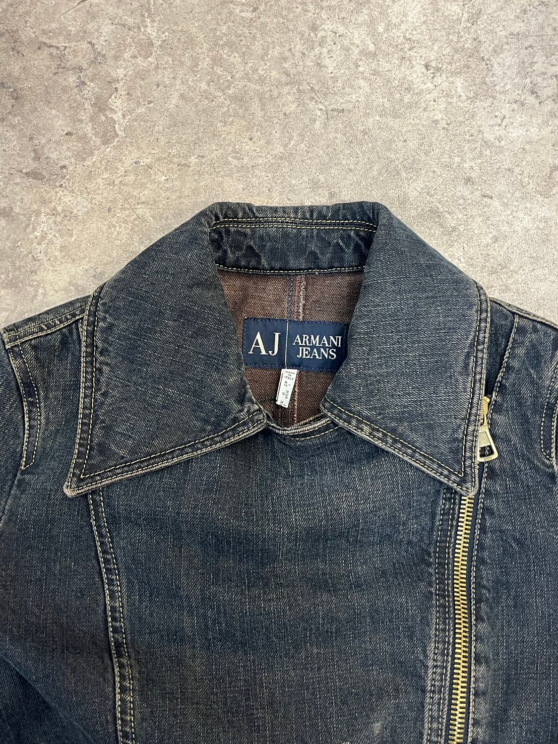 아르마니 진스 데님 코트 #csz2203 상품이미지4