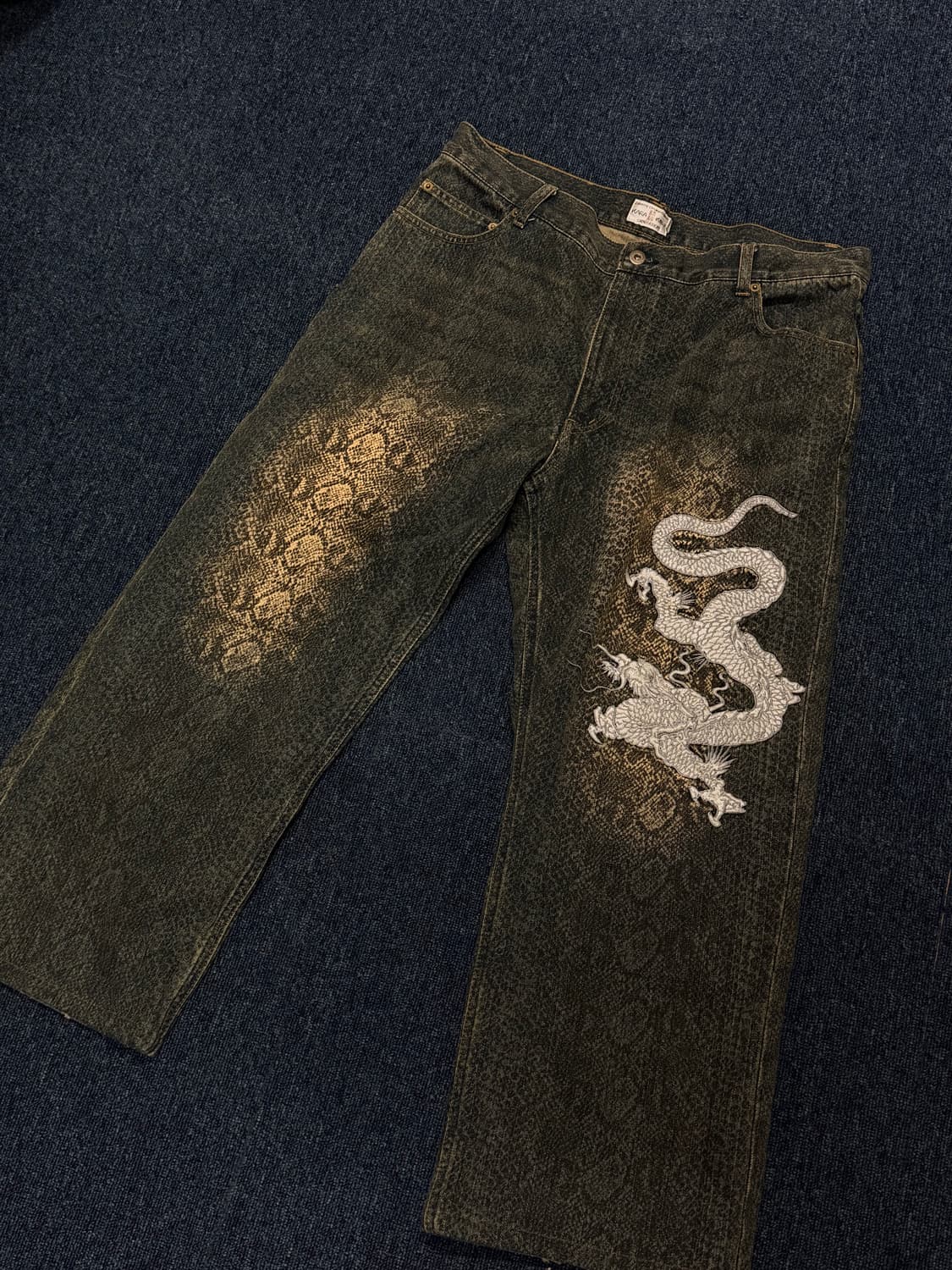 카라쿠리타마시 데님 판매 상품이미지1