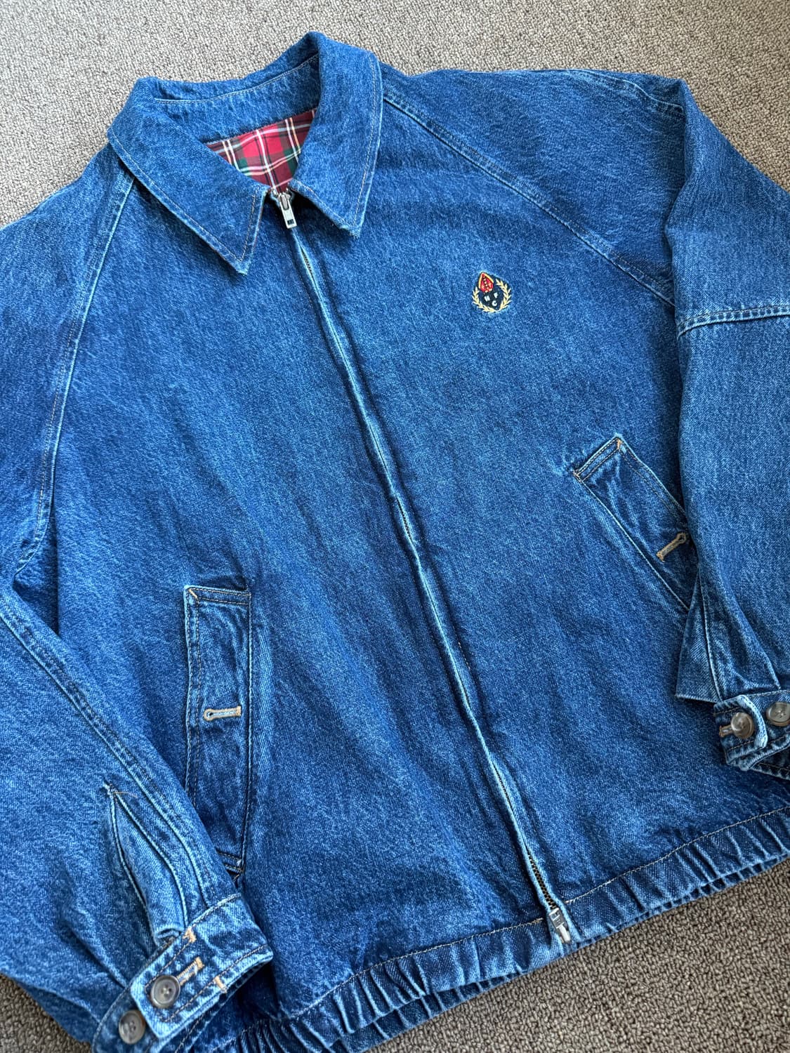 헤리티지플로스 데님블루종 CREST DENIM BLOUSON JACKET 상품이미지2