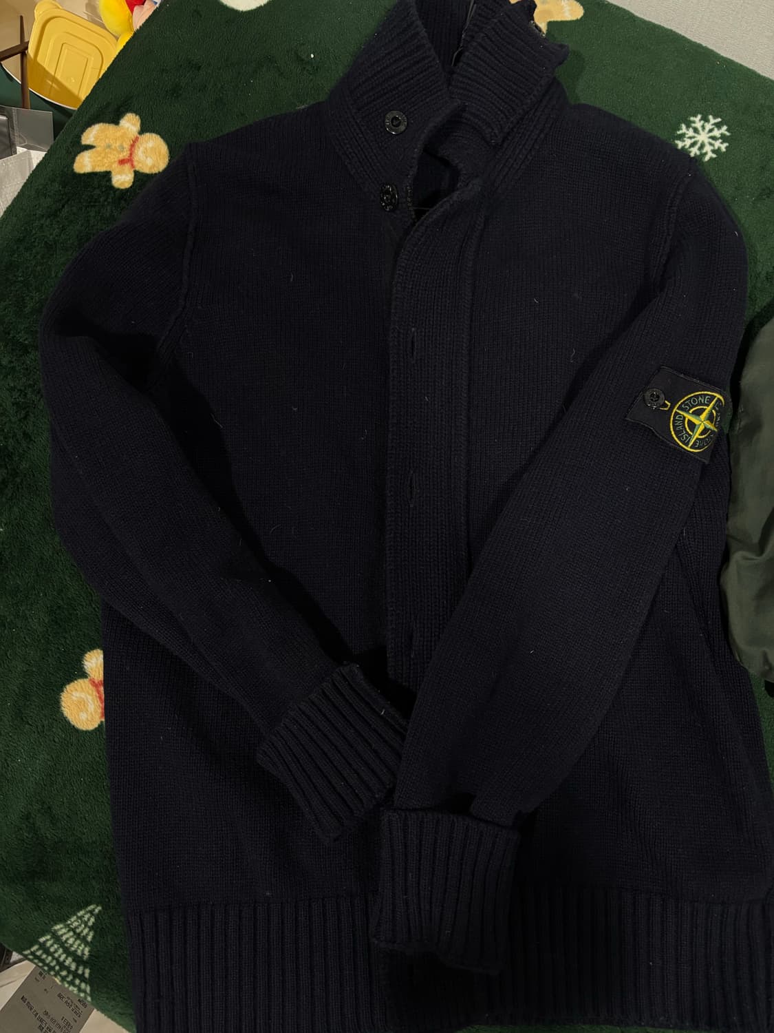 스톤아일랜드 니트집업 네이비 (2012년 제품) 상품이미지3