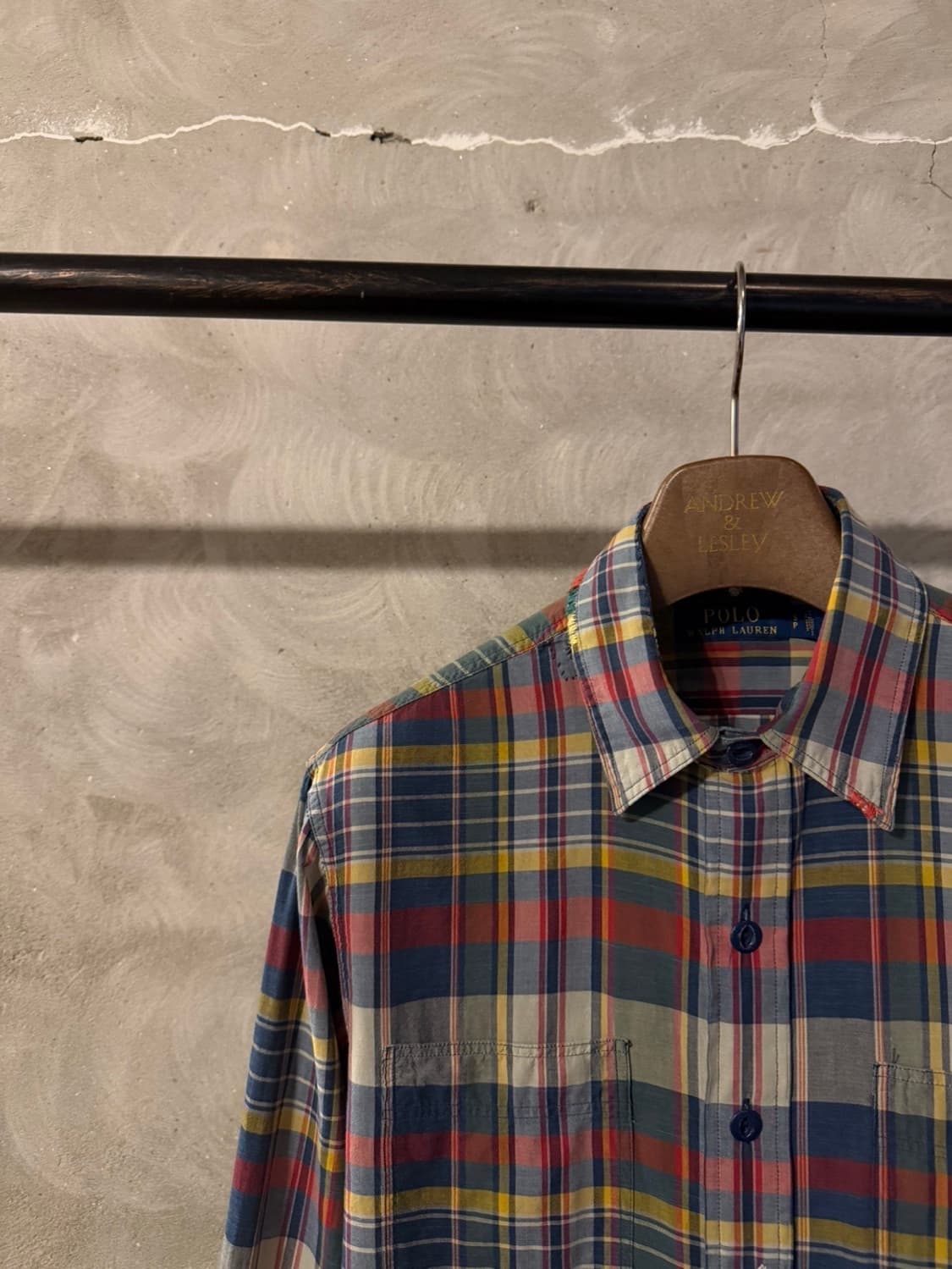 폴로 랄프로렌 인디아 마드라스 셔츠 남성100 상품이미지3