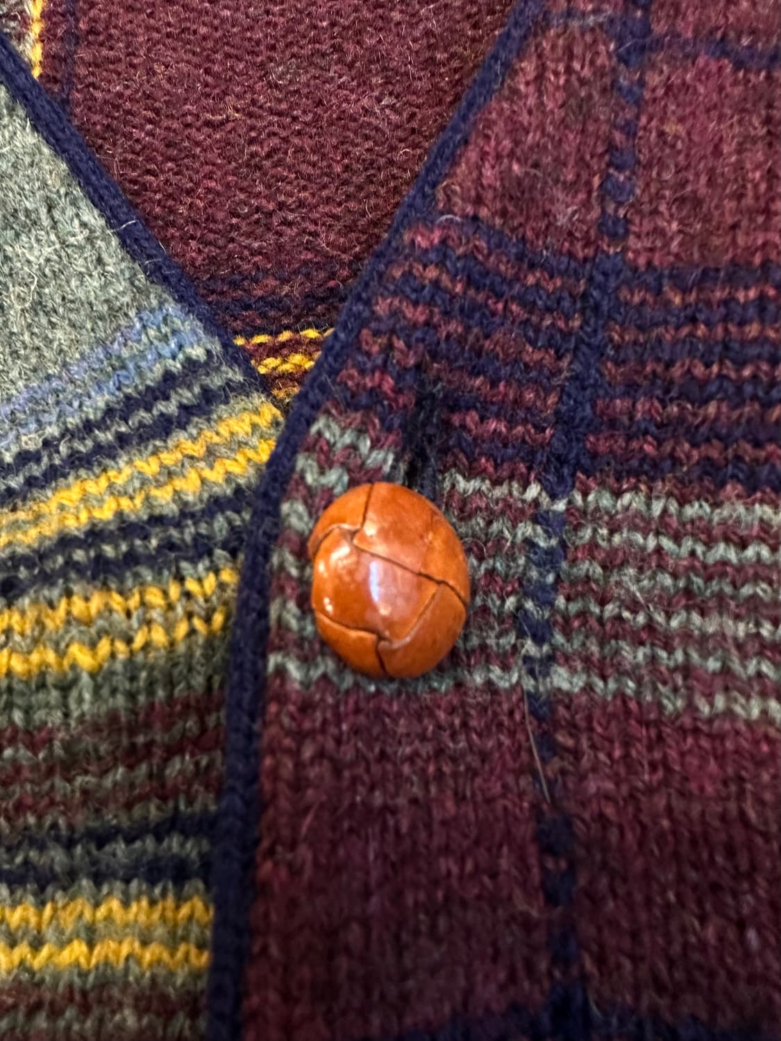 Nautica 체크 가디건 L (빅사이즈) 상품이미지3