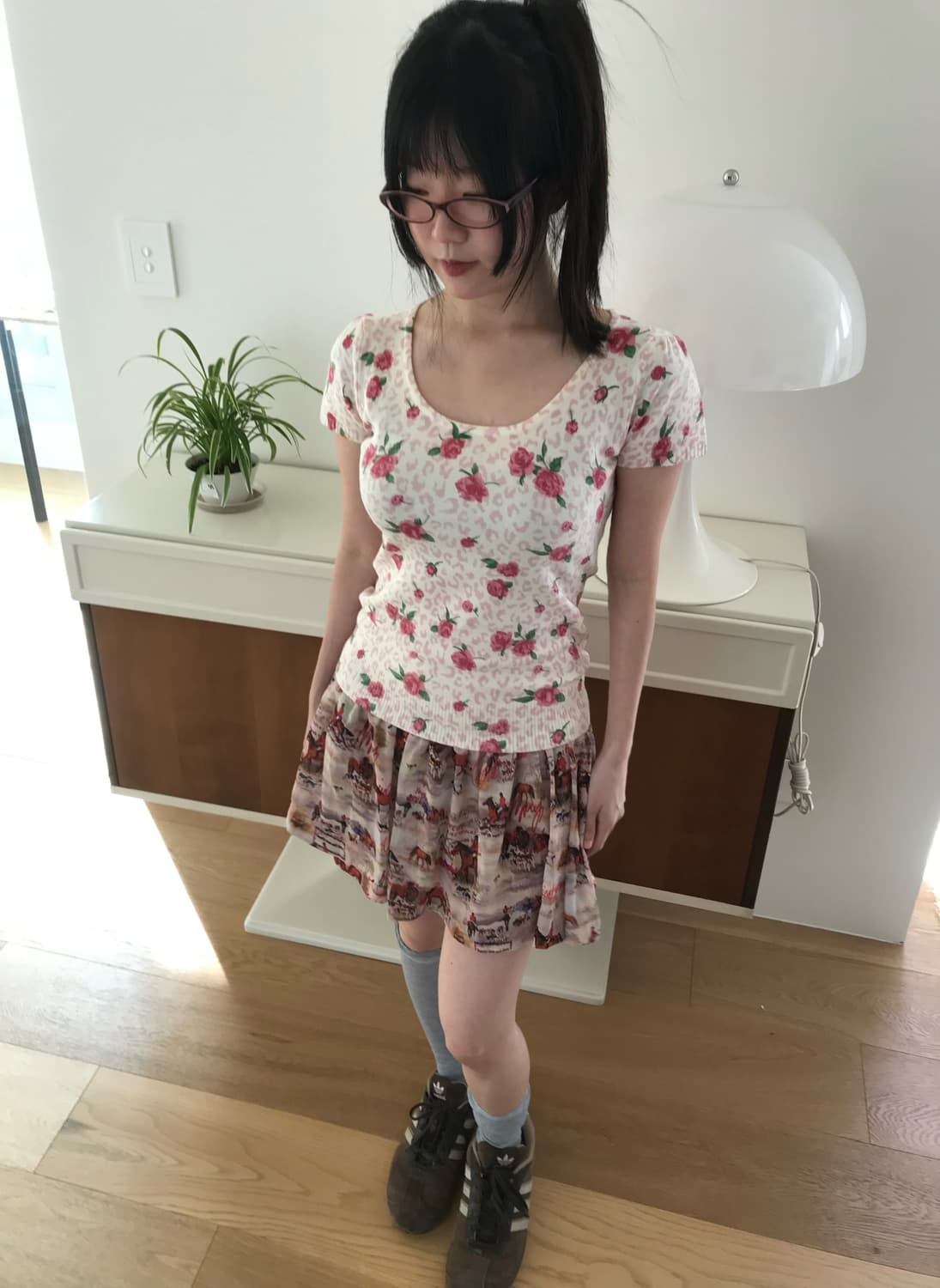 vintage rose knit 상품이미지5