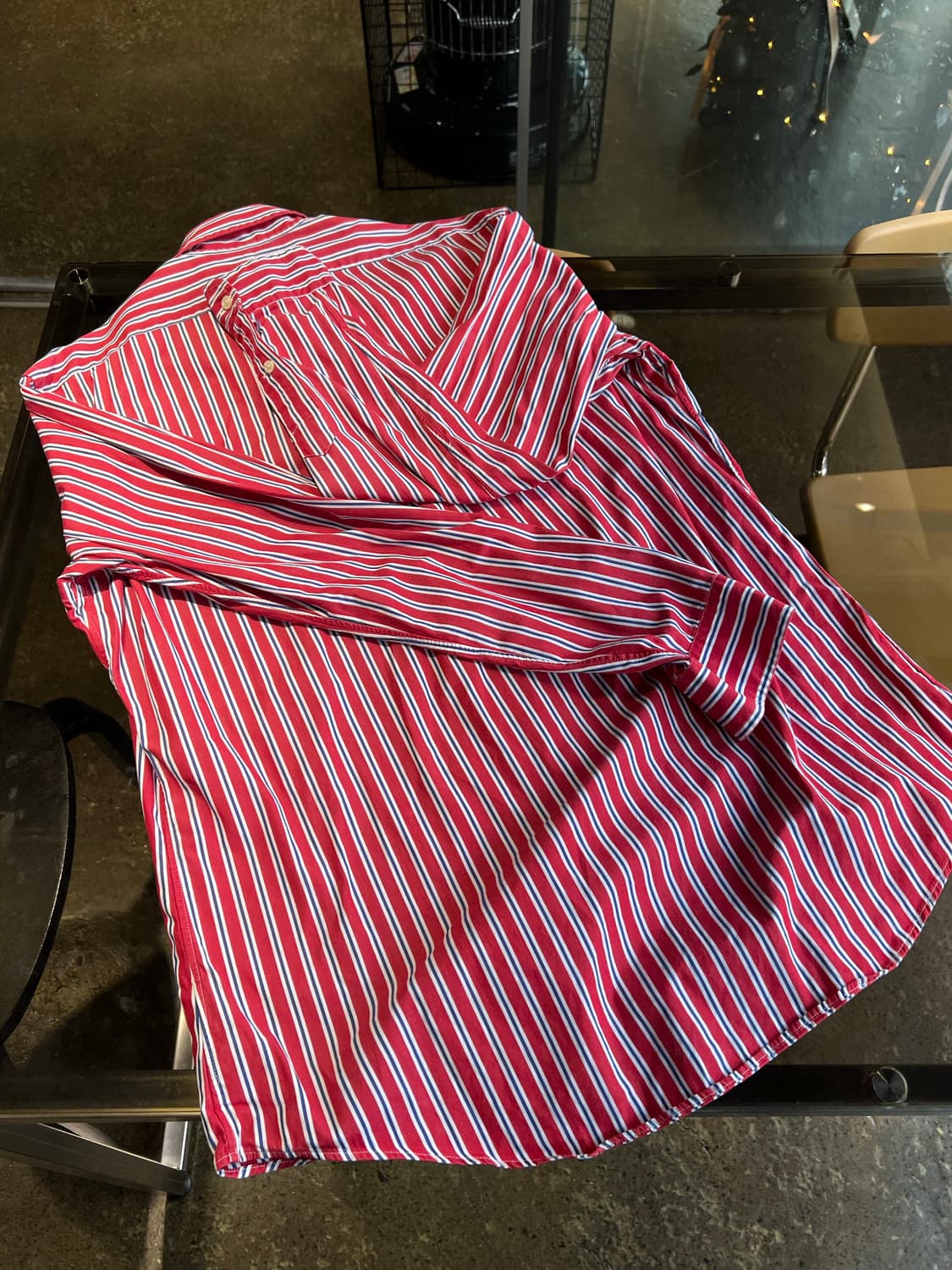 폴로) 스트라이프 셔츠 m사이즈 상품이미지2