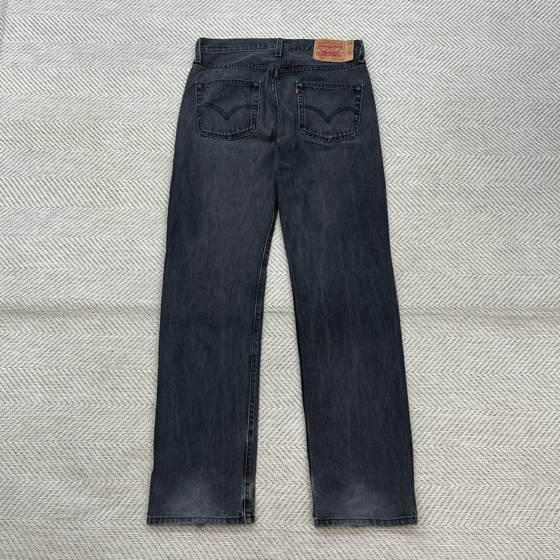 리바이스 501 흑청 데님팬츠 r2598 상품이미지2