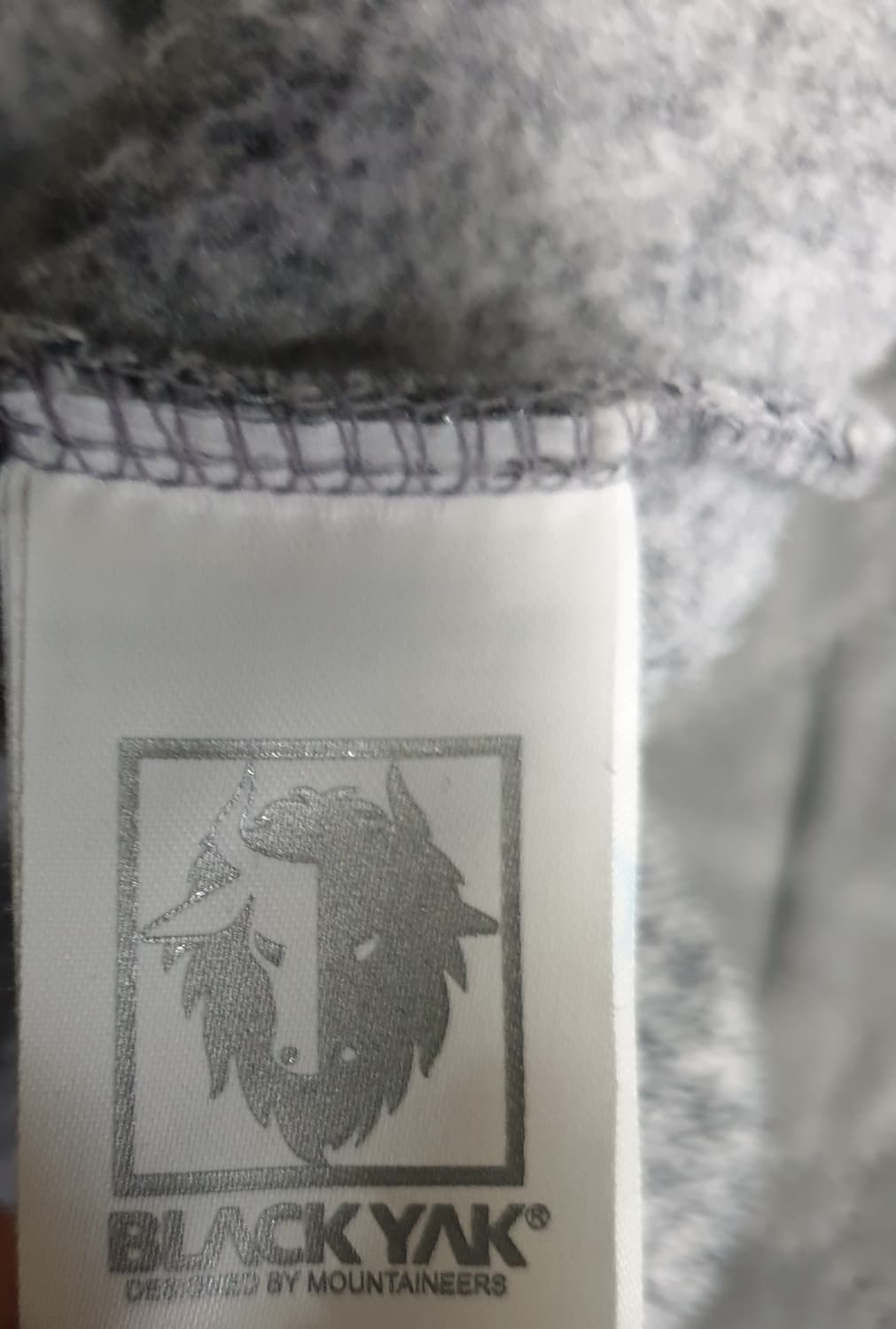 블랙야크 기모 후리스 집업자켓 그레이 (100) 상품이미지5