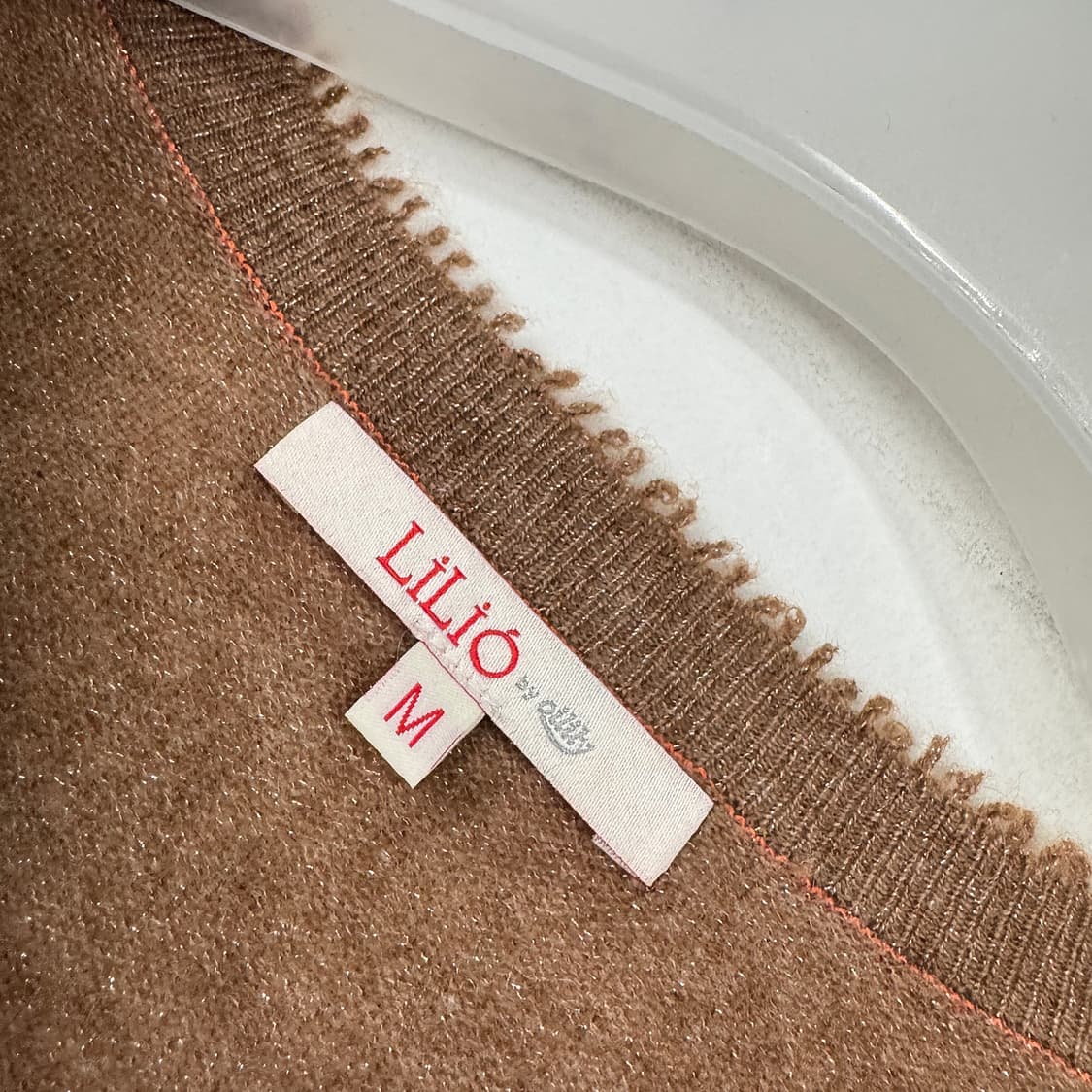 릴리오 by 오일릴리 25 캐시미어 브이넥 니트 (BROWN) 상품이미지3