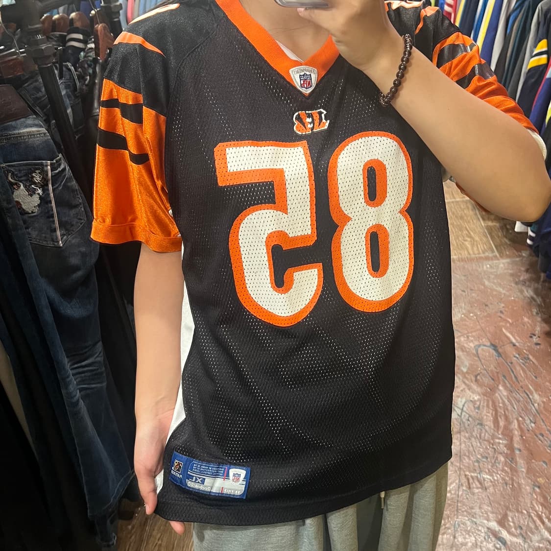 [HI]NFL 풋볼져지 블랙오랜지 상품이미지4