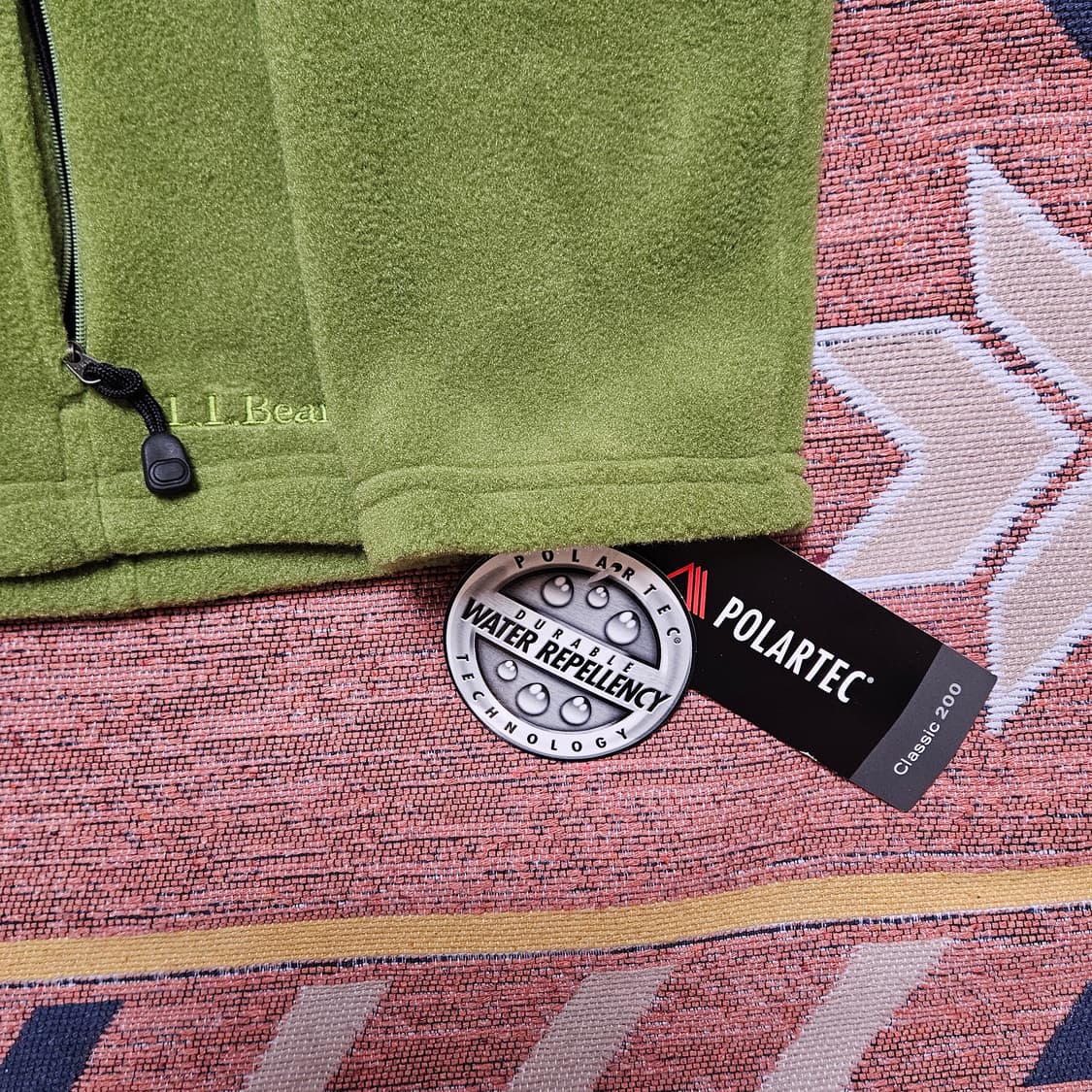 90s 엘엘빈 폴라텍 스냅티 신칠라 / 새제품 상품이미지2