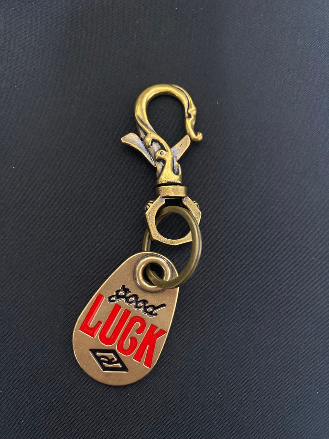 LUCK 빈티지 황동 키링 상품이미지3