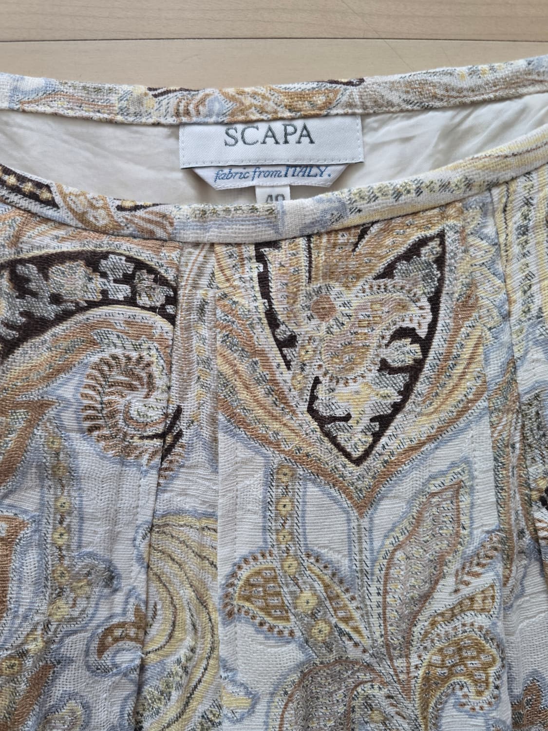 SCAPA Italy fabric linen skirt 상품이미지6