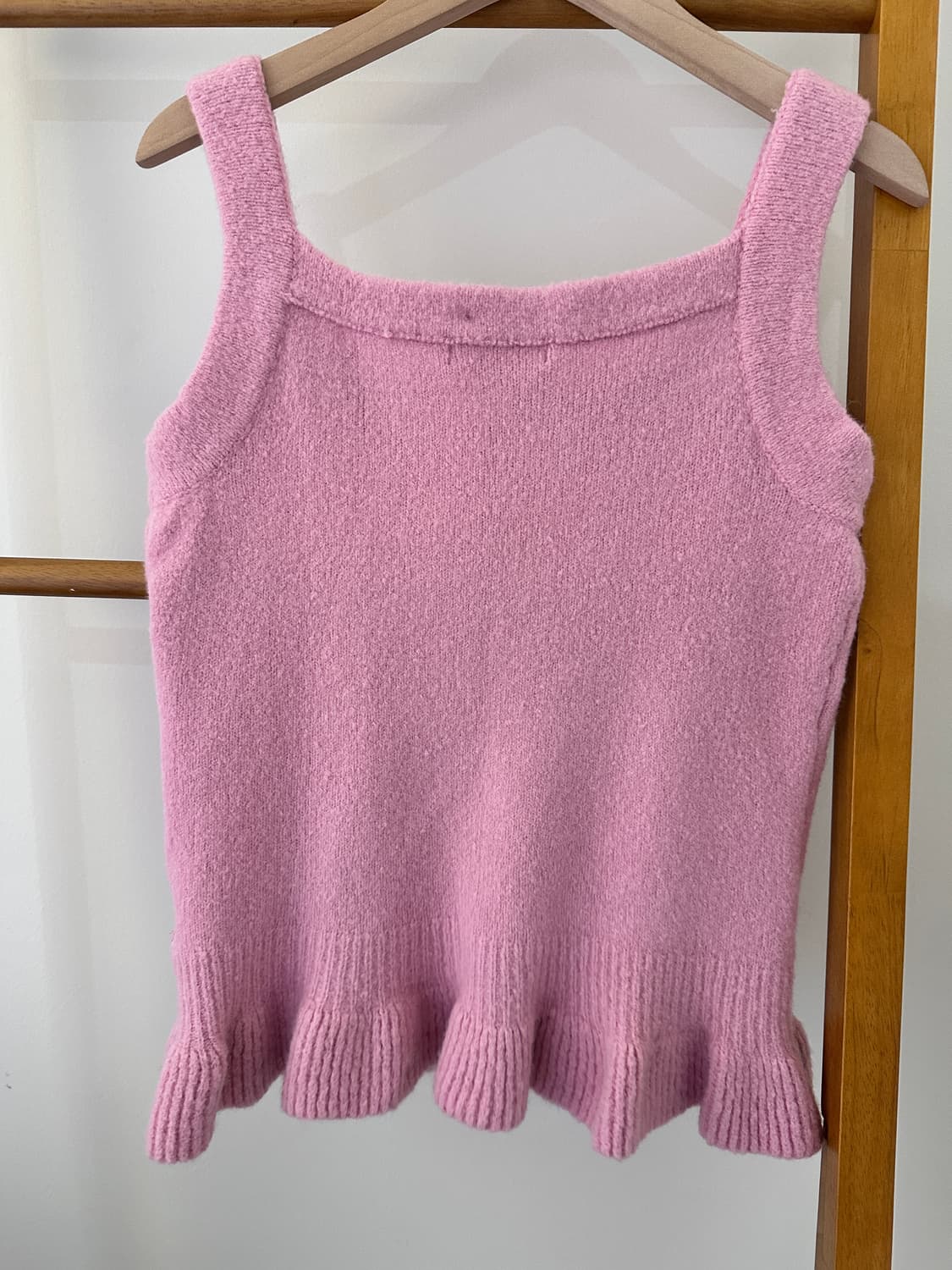 레니본 핑크 니트(뷔스티에) 상품이미지5