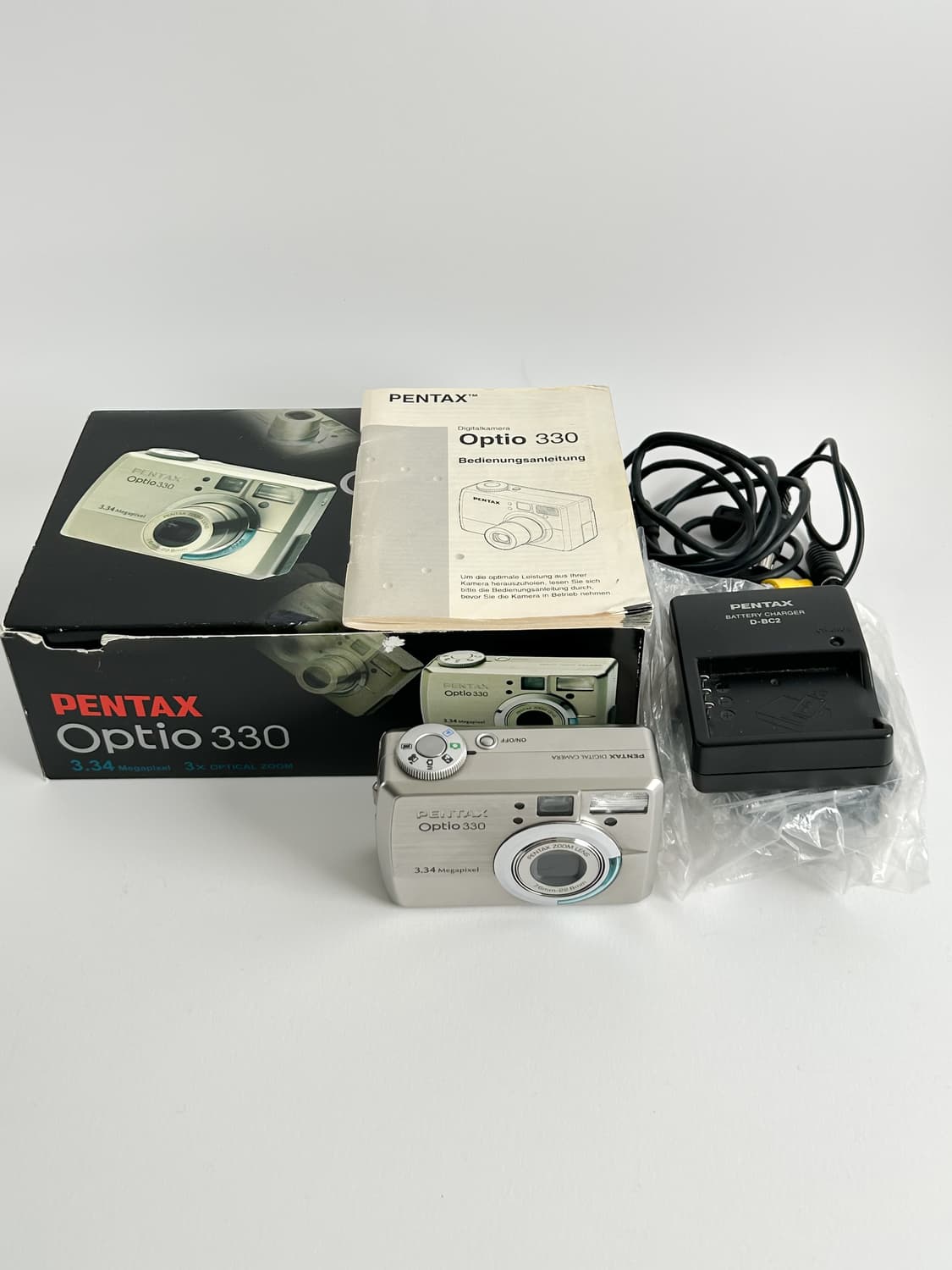저화소/굿컨디션!) 펜탁스 옵티오 330 Optio 빈티지 디카 상품이미지2
