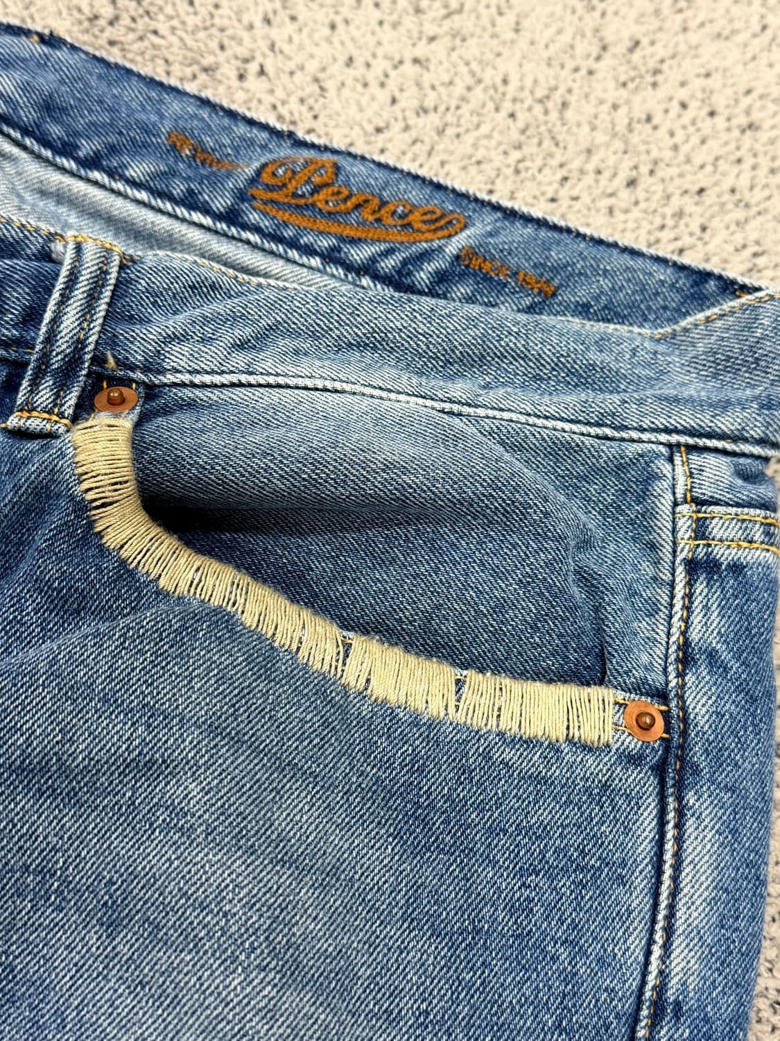 (32) LENCE REVIVED 리폼 데님 팬츠 (삼성물산 정식 수입) 상품이미지5