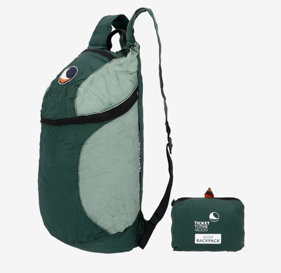 티켓투더문 백팩 미니 15L 그린 투톤 상품이미지2