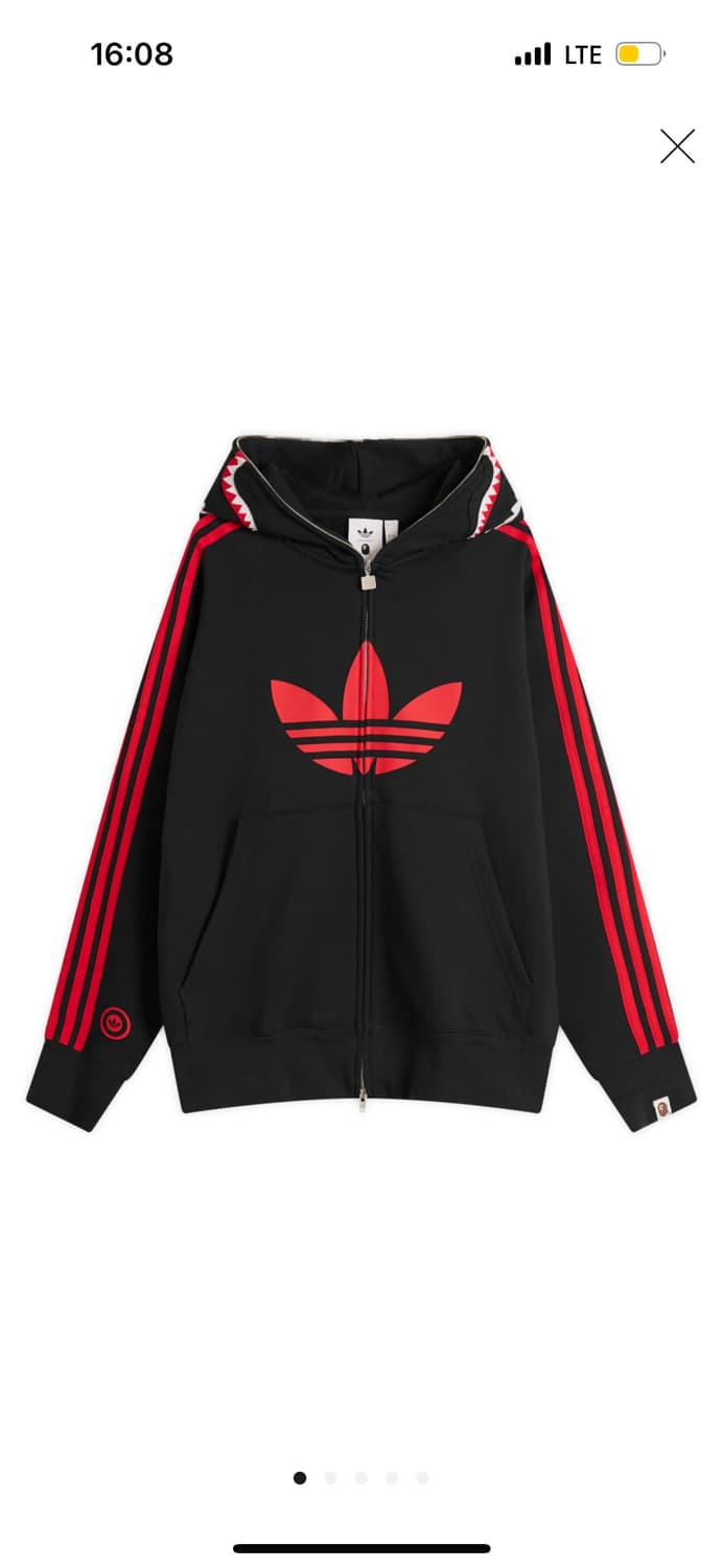 아디다스 베이프 후드집업 us xl 상품이미지1