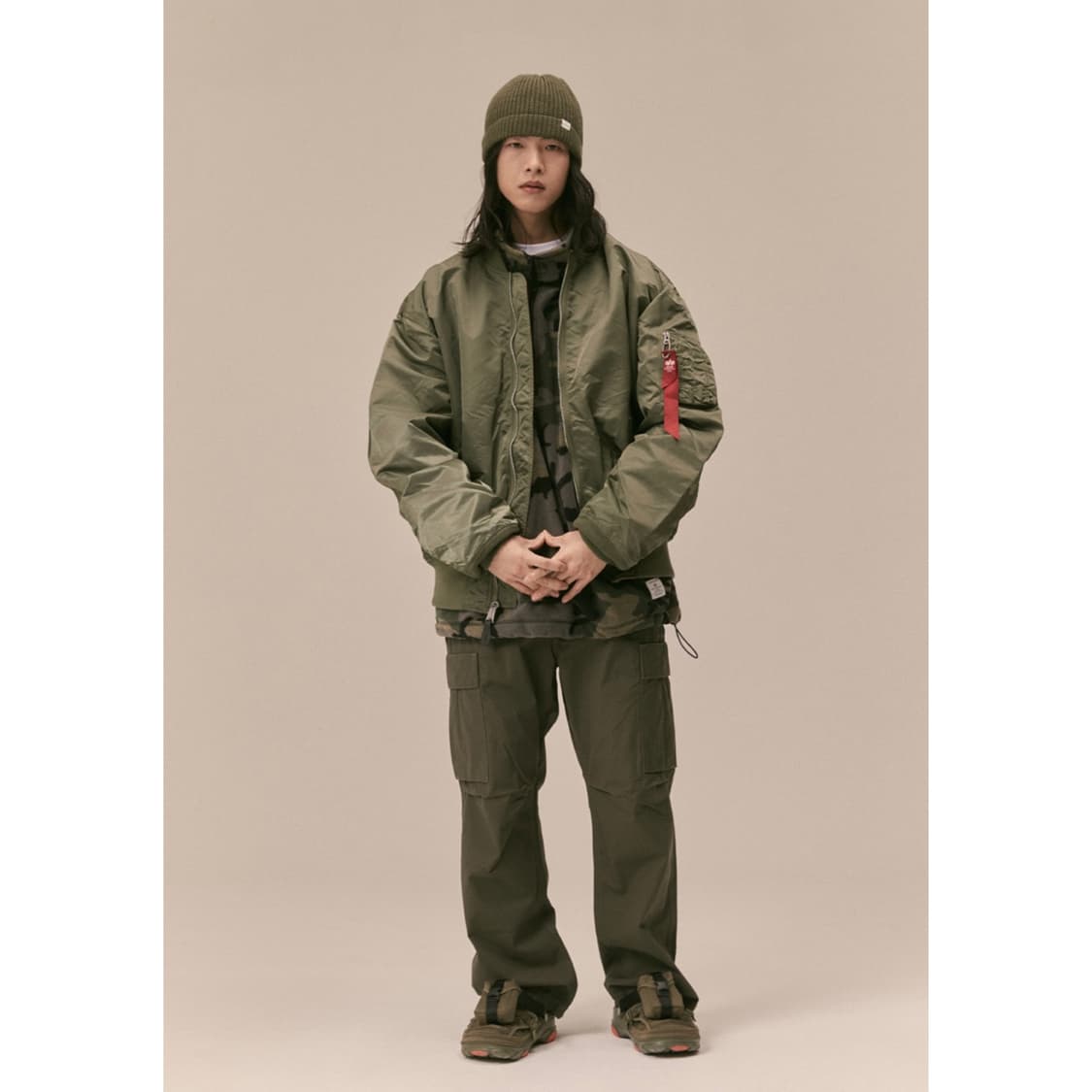 [택포]알파인더스트리 L-2B 루즈핏 세이지 그린 XL 상품이미지5