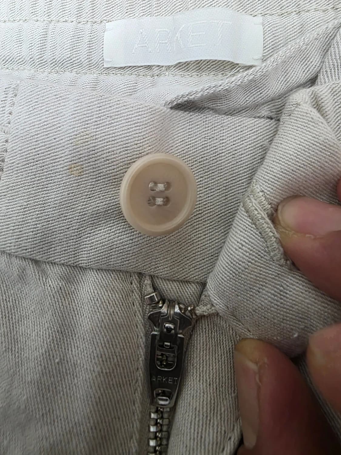 아르켓 린넨 혼방 밴딩 팬츠 34 상품이미지3