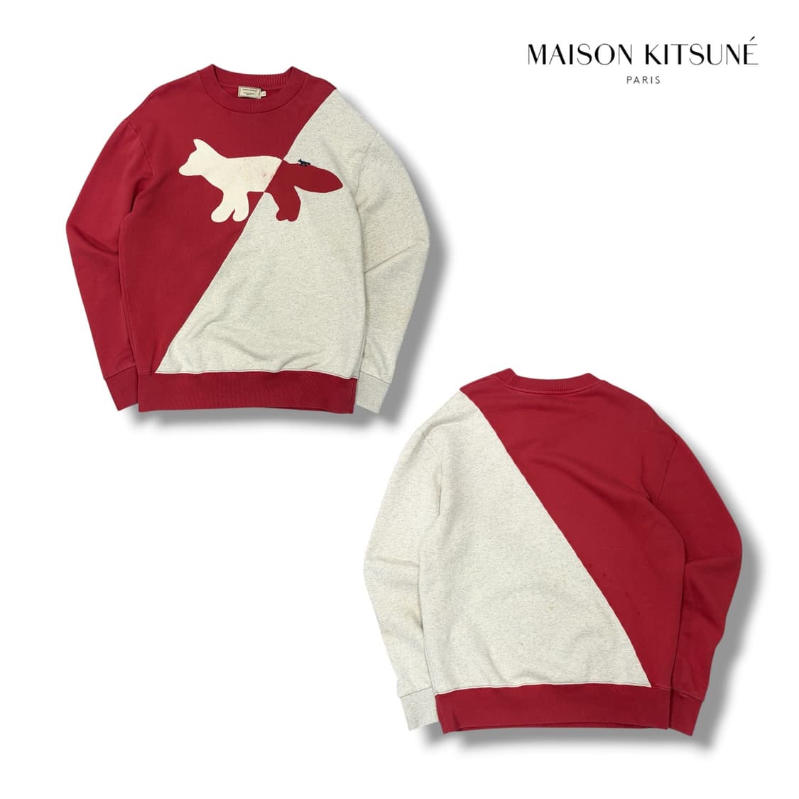 메종키츠네 폭스 맨투맨 상품이미지2