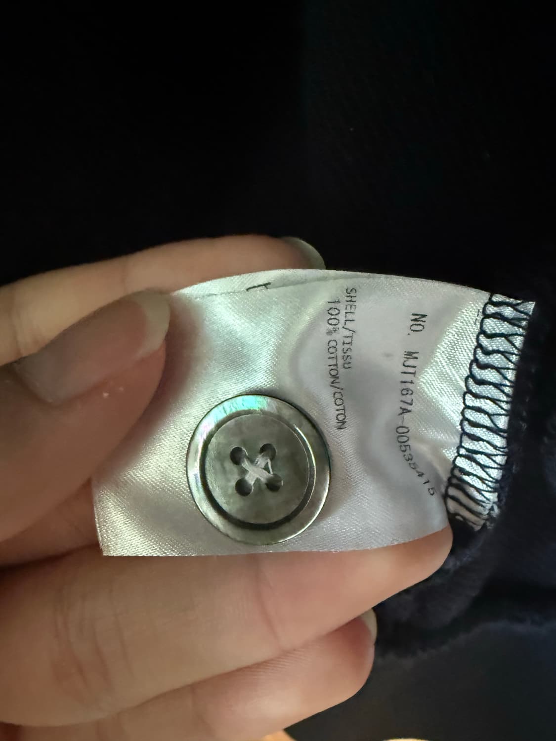 톰브라운 가디건 네이비 상품이미지5