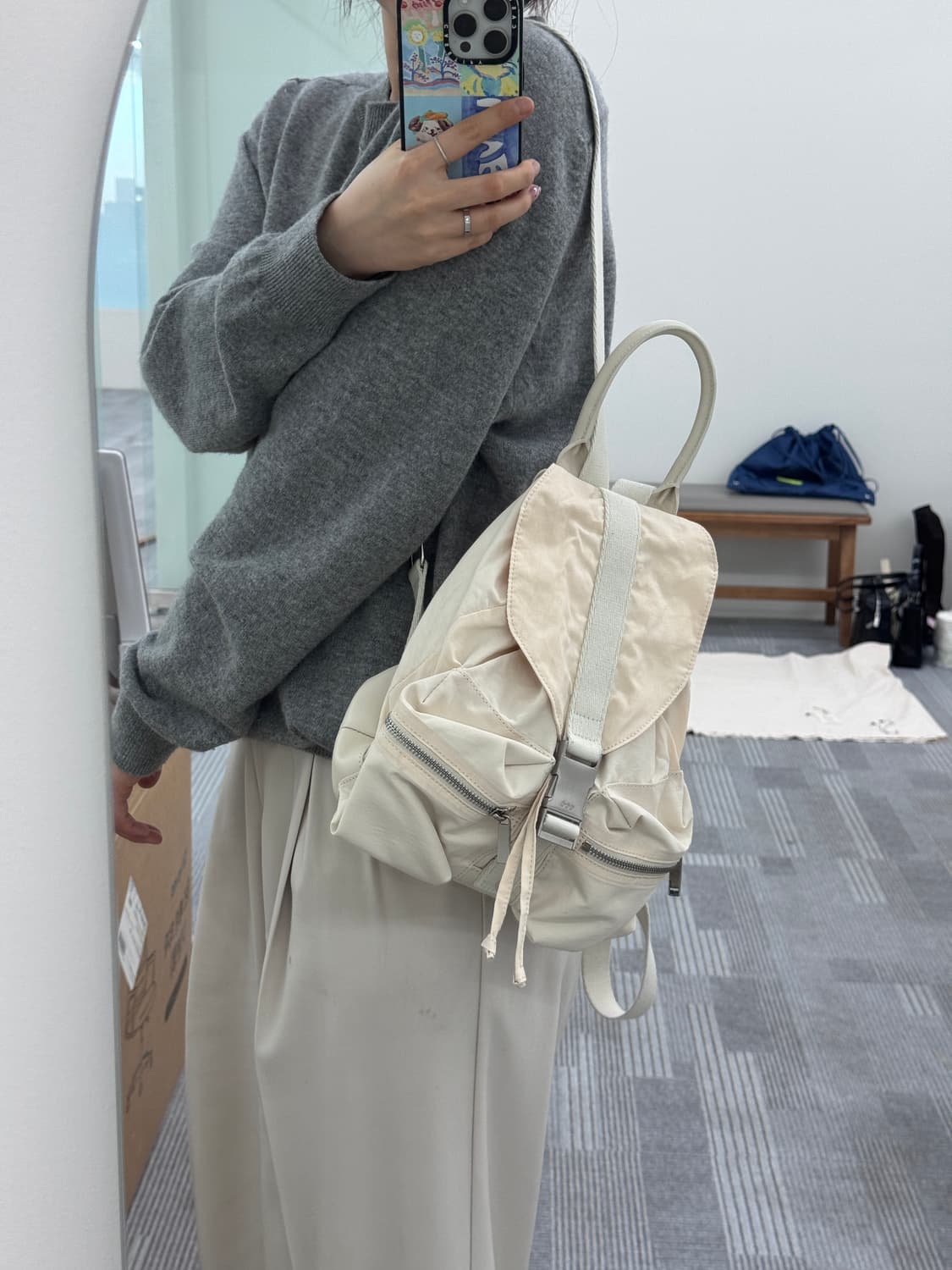버클 나일론 백팩 상품이미지3