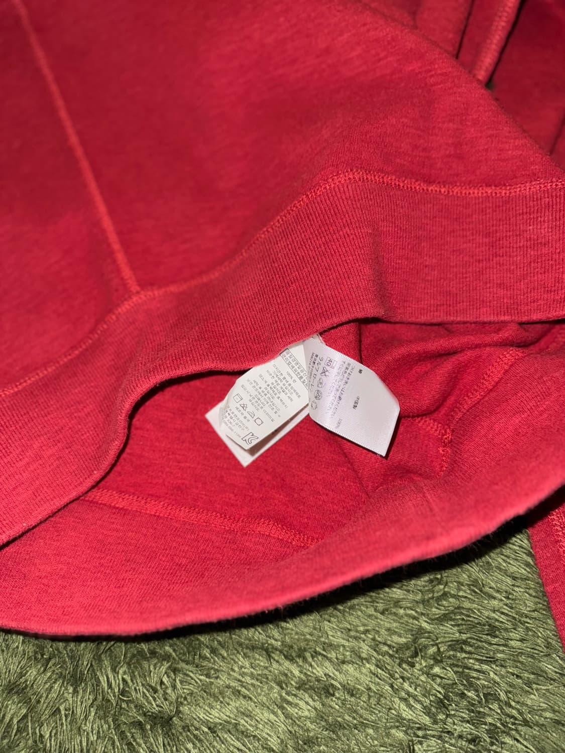 [S] 폴로 랄프로렌 숄 칼라 버튼업 니트 레드 상품이미지6