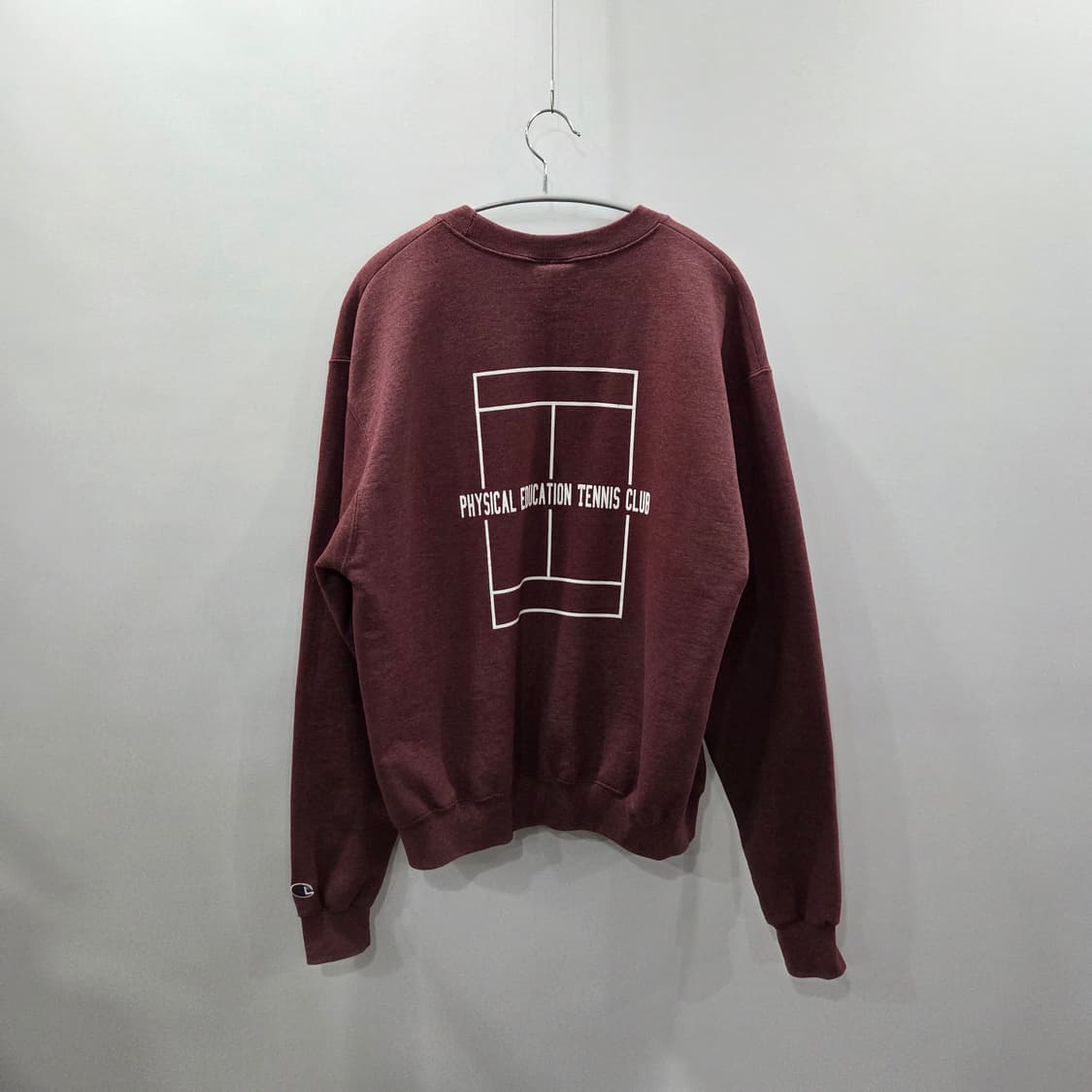 챔피온 에코 맨투맨 버건디 M 상품이미지5