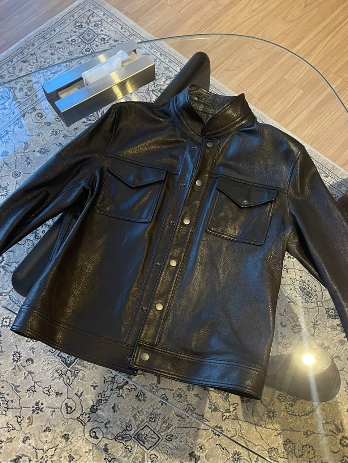 존바바토스 가죽 셔츠자켓 미디움 상품이미지1