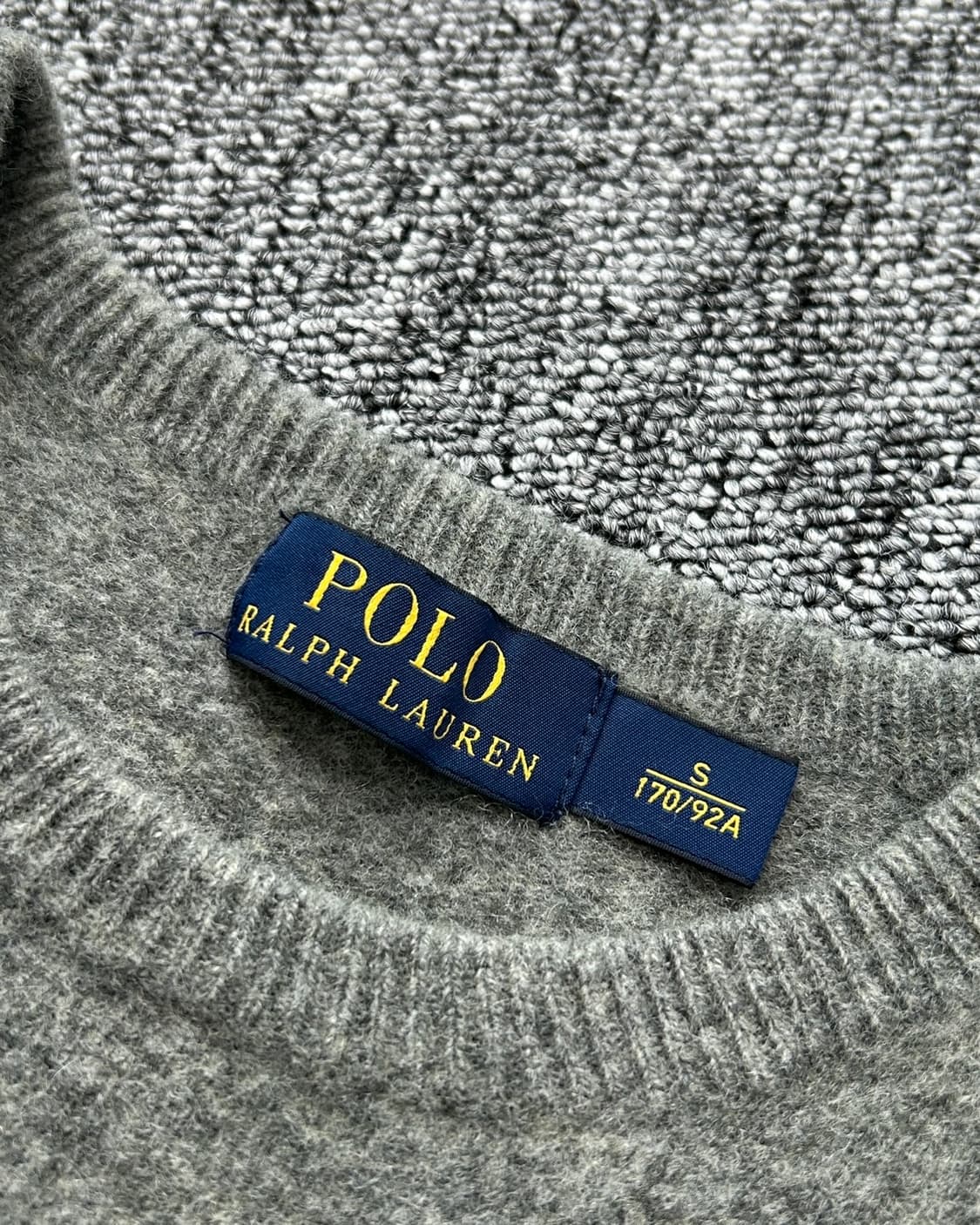 폴로 랄프로렌 램스울 그레이 니트  상품이미지6