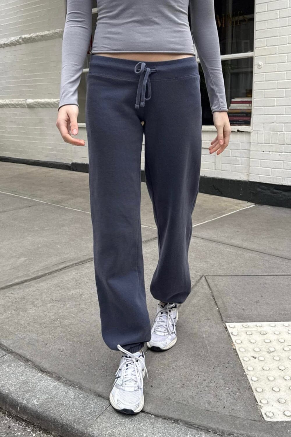 브랜디멜빌로우라이즈힐러리요가팬츠네이비 조거스웻스웨트트레이닝새깅 상품이미지2