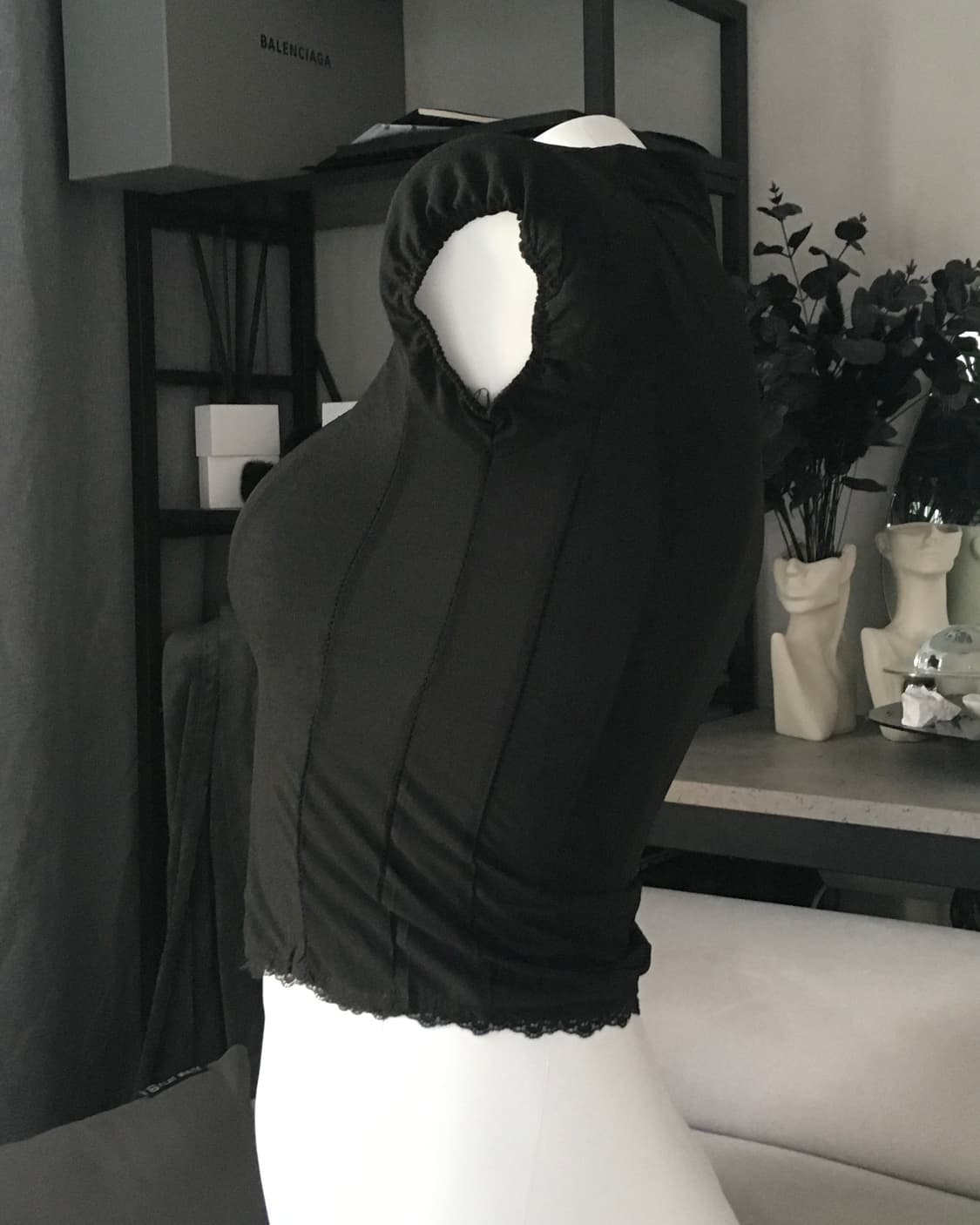 ༒ Gothic Cross Crop Top 상품이미지4