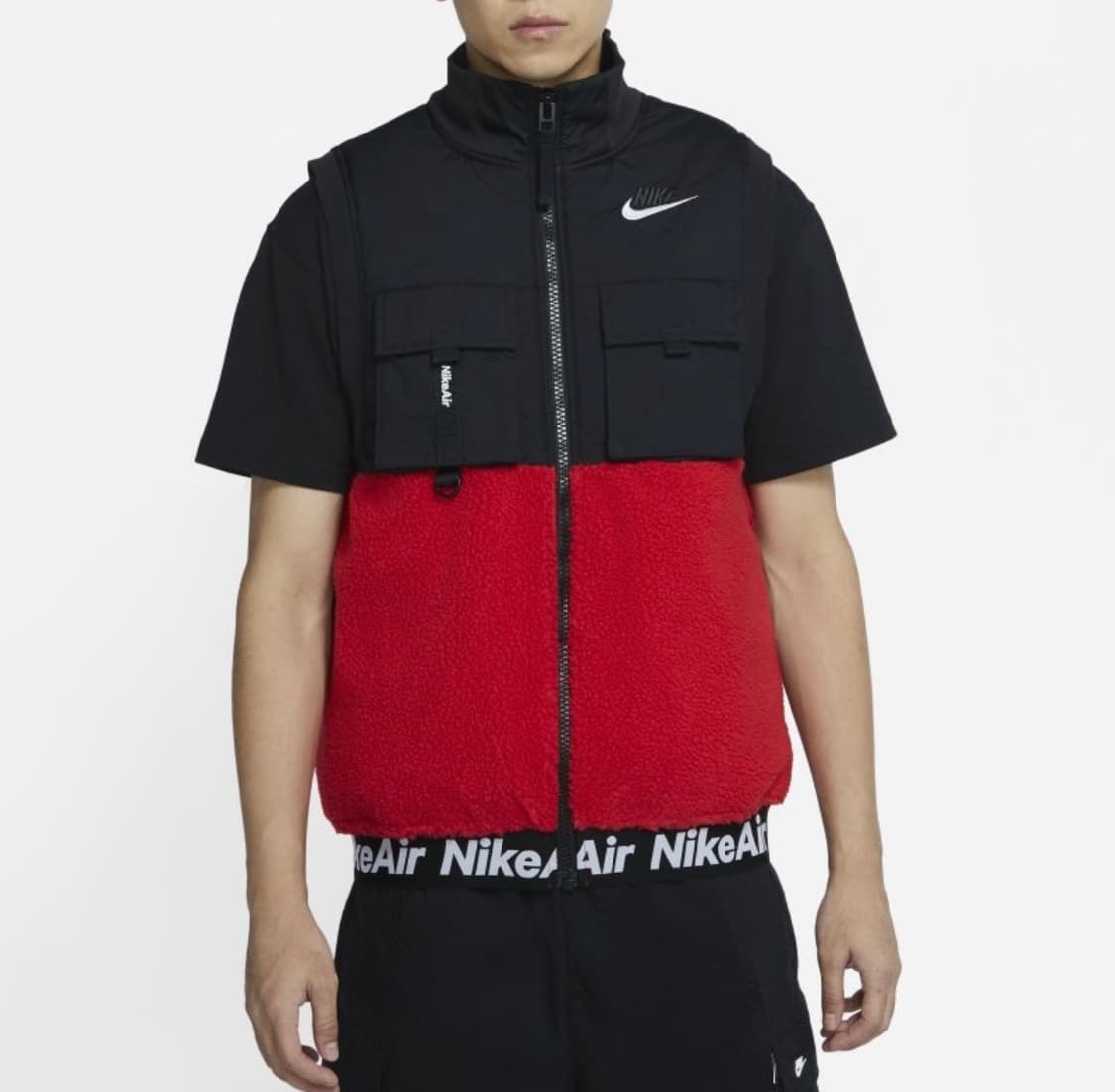 나이키 에어 윈터 플리스 베스트 조끼 레드/블랙 [95] 상품이미지8