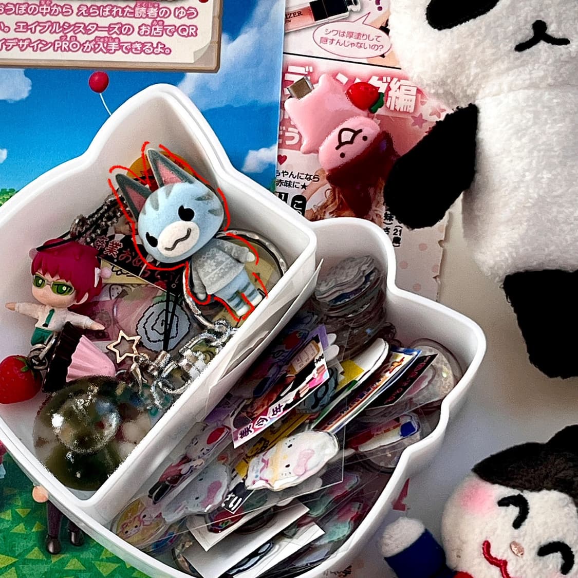 동물의숲 동숲 사이다 피규어 키링 상품이미지2