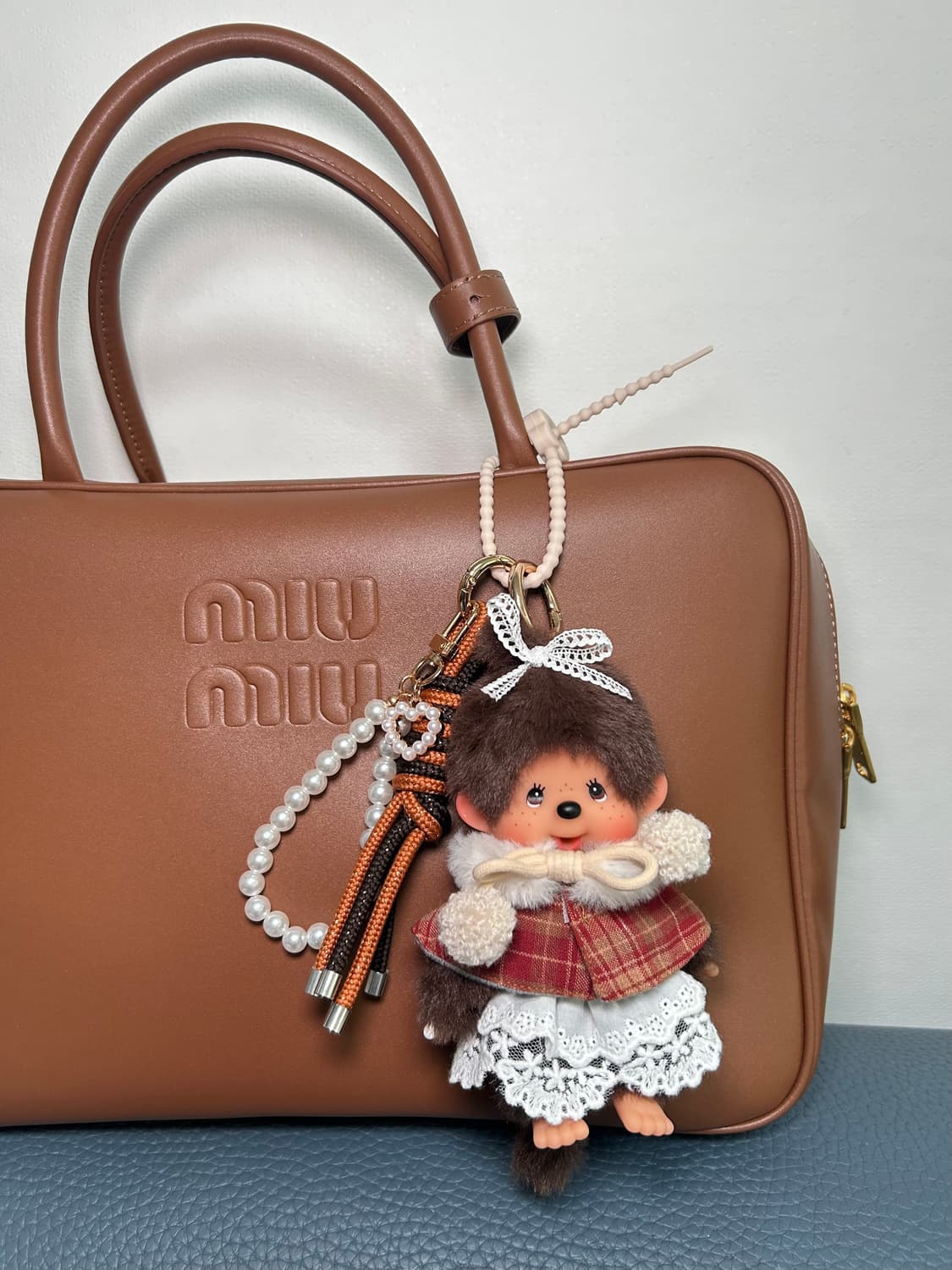 (39)정품몬치치 🤎🧡레이스체크 상품이미지2