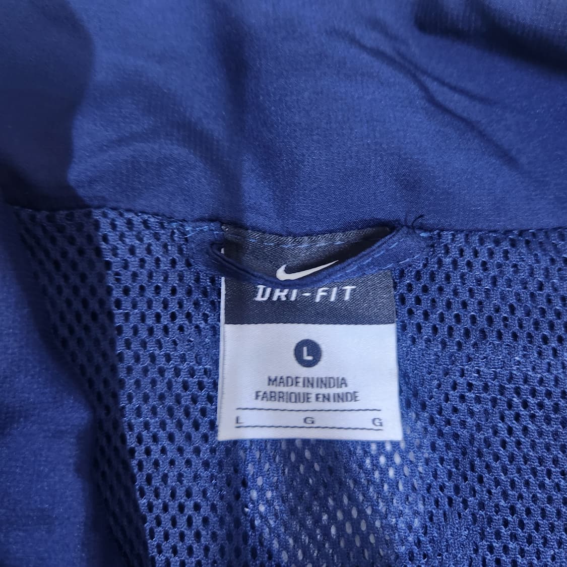 나이키 DRI-FIT 바람막이 L 네이비/블루 상품이미지2