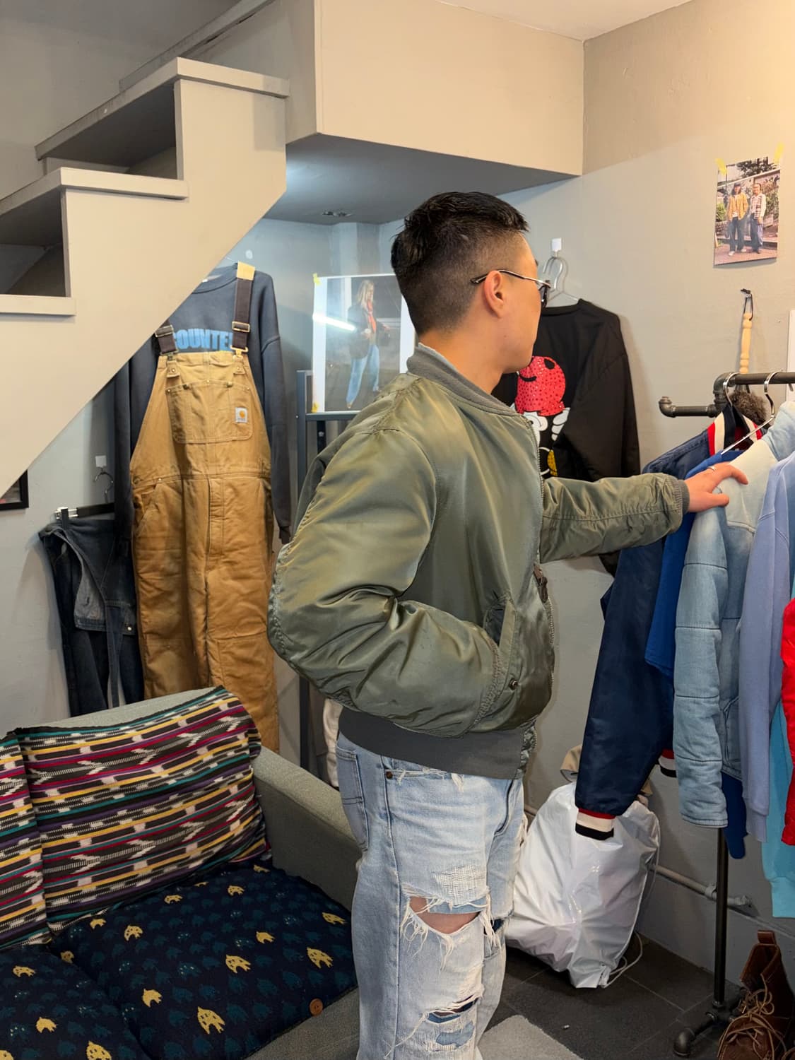 90’s Alpha Industries Ma-1 USA jacket 상품이미지3